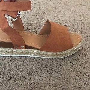 Tan shoes